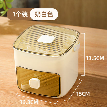 Ice Cube Mold Press Ice Cube Frozen Ice Cube Artifact with Lid Food Grade Homemade Ice Box Household Refrigerator Storage Box