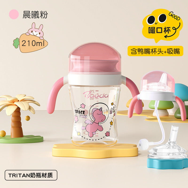 Baby music source factory wholesale custom sip cup baby sip drinking cup children's cup lip control learning cup