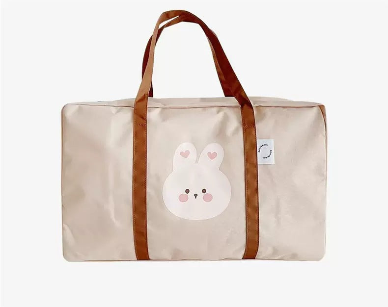 Ins Animal Head Kindergarten Bedding Storage Bag Organizer Bag Large Capacity Packing Bag Portable Travel Storage