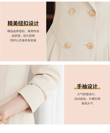 French Hepburn Style Small Black Dress High Sense High Cold Royal Sister Fried Street Small Fragrance Style Pleated Professional Suit dress Summer