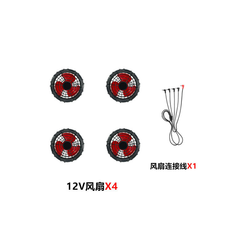 Summer Air-Conditioned Clothing for Outdoor Labor Protection, Cooling and Sun Protection Clothing, Hooded Fan Clothing for Men and Women, Specially Designed for Outdoor Labor Protection