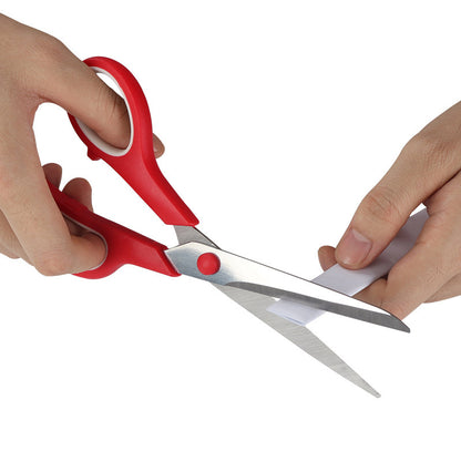 Factory Direct Sales Stainless Steel Office Scissors Student Stationery Scissors Manufacturer Office and Home Use