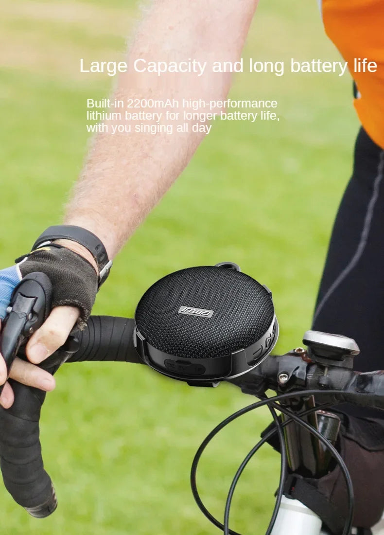 New Inwa Mz-500 Wireless Cycling Bluetooth Speaker Portable Outdoor Tws Stereo Subwoofer Card
