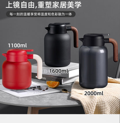 316L Stainless Steel Insulated Large Capacity Kettle for Home Use, Thermos for Tea, Dedicated for Warming Tea, Water Separation, and Stewing Tea Kettle