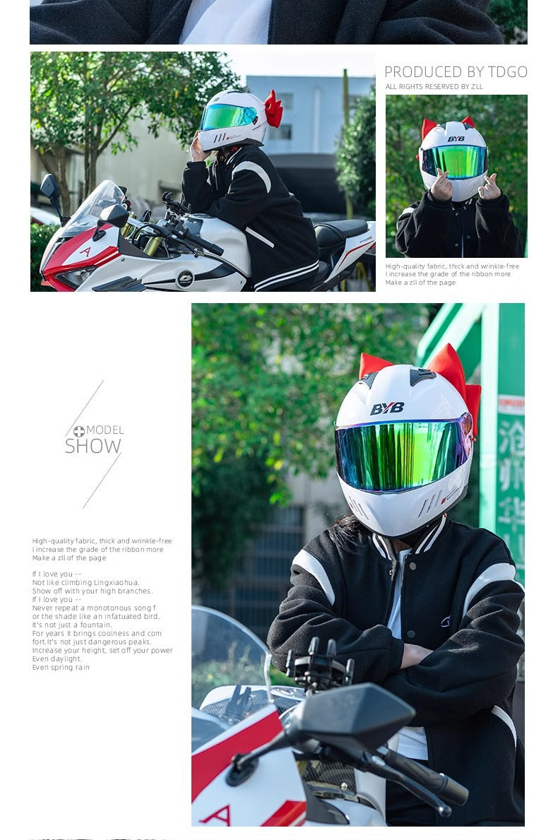 Motorcycle helmet decorations bow electric car battery car full helmet decorative accessories net red accessories women wholesale