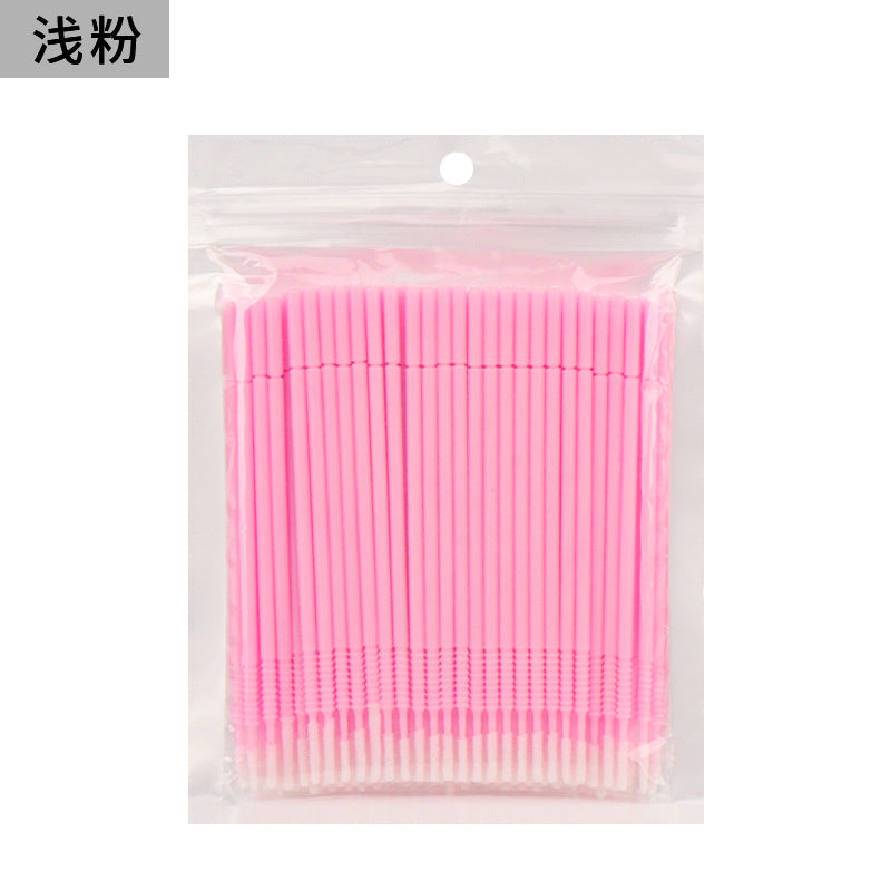 New wholesale long head cotton swab eyelash tattoo nail cleaning cotton swab eyelash disposable long thread cotton swab