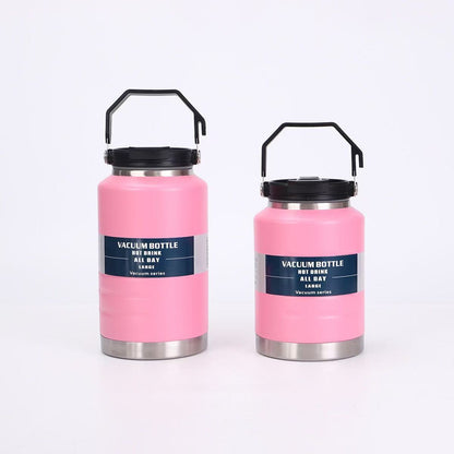 Cross-Border New 304 Stainless Steel Thermos Cup Large Capacity Ton Barrel Outdoor Portable Ice Bucket Wholesale