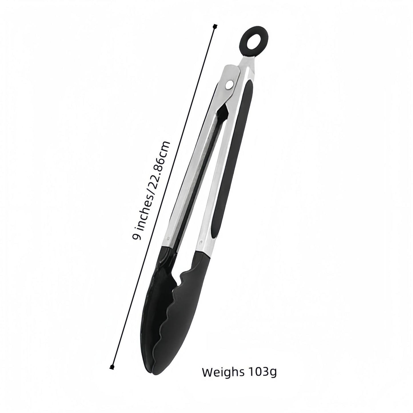 Cross-Border Silicone Clips, High Temperature Resistant Kitchen Anti-Scalding Barbecue Barbecue Clips, Food Clips, Household Stainless Steel Steak Clips