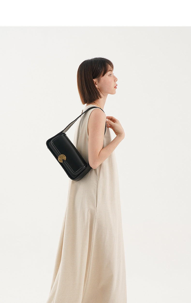 Korean Chic2026 Summer French Design Loose Backless Sleeveless Vest Dress Casual Age-Reducing Long Dress