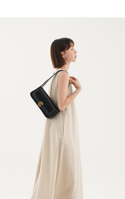 Korean Chic2026 Summer French Design Loose Backless Sleeveless Vest Dress Casual Age-Reducing Long Dress