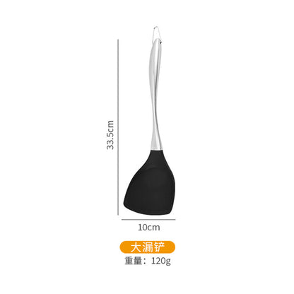 Food Grade Silicone 11 Pieces Kitchenware suit Stir-frying Shovel Non-stick Pan Silicone Colander Pot Stir-frying Spoon Soup Spoon