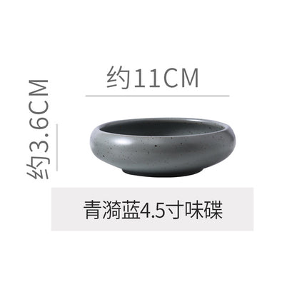 Retro Japanese Style Ceramic Bowl Creative Personality Household Rice Bowl Restaurant Special Snack Bowl Dessert Salad Bowl