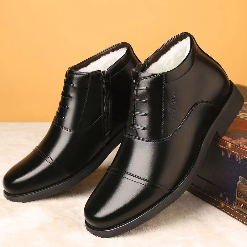 Special clearance men's cotton shoes men's thick cotton shoes anti-freezing warm casual middle-aged and elderly two cotton shoes special clearance