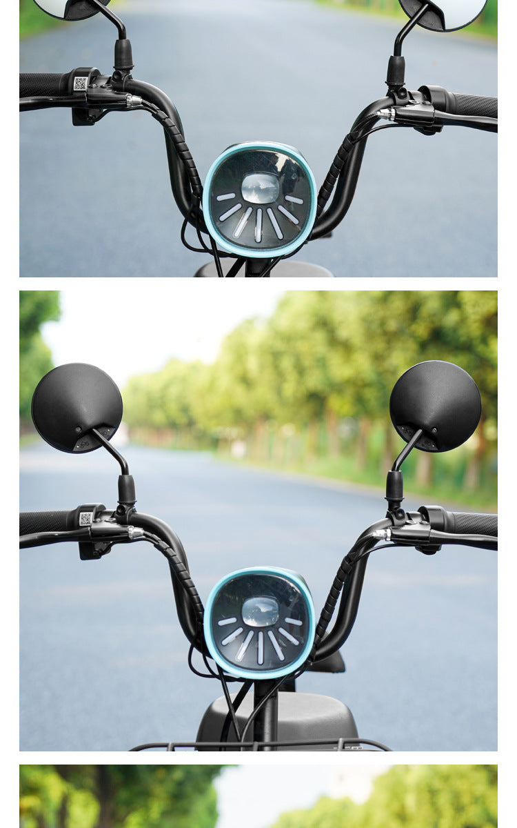 Electric Car Rearview Mirror battery car reflector scooter reversing short lever bicycle wide angle applicable to yadiaima