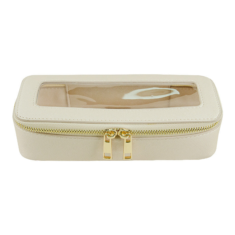 Small single custom high-level cosmetic brush storage box cross-border exquisite beauty storage bag portable texture cosmetic bag