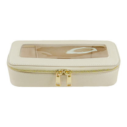 Small single custom high-level cosmetic brush storage box cross-border exquisite beauty storage bag portable texture cosmetic bag