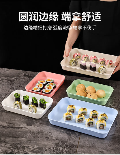 Commercial Deepening Tray Rectangular Kindergarten Plastic Storage Tray for Hot Pot Food Preparation Tray with Marinated Flavor Marinated Dishes Display Tray