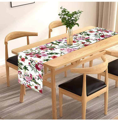 Spring and Summer Table Flags, Rose Red Flowers, Linen Tablecloths, Cross-Border Manufacturers, Direct Sales, Dining Table, Coffee Table Decoration, Insulation Pads Wholesale