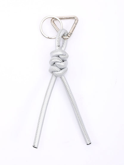 New triangle key chain PU hand-woven diamond key ring bag pendant key chain