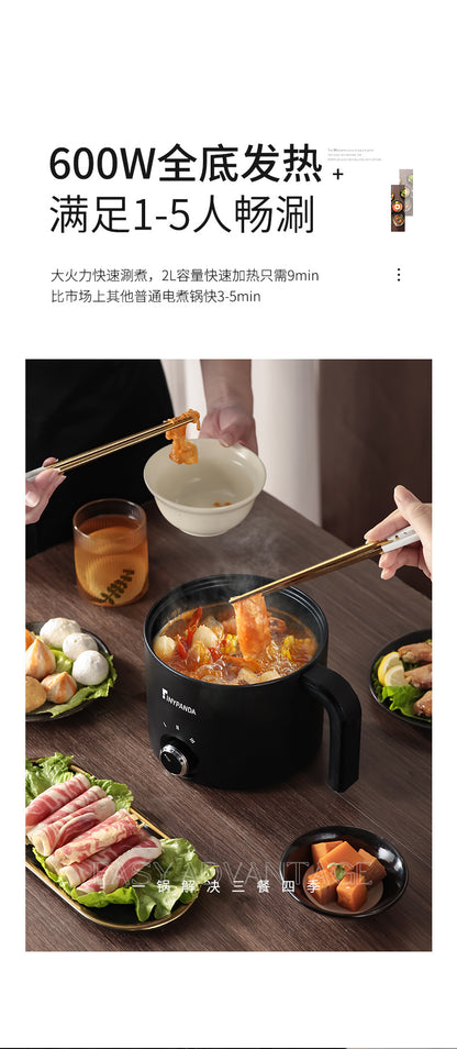 Electric Cooking Pot Dormitory Student Household Small Electric Pot All-In-One Pot Multi-Functional Mini 1-2 People Household Electric Hot Pot