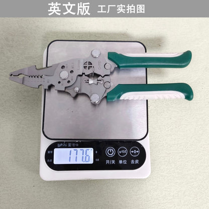 Foldable Wire Stripping Pliers Multifunctional Wire Stripping and Crimping Pliers Manufacturer Wholesale Industrial Grade Screwable Wire Stripping Pliers
