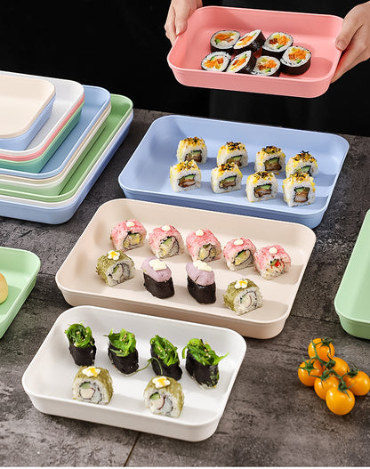 Commercial Deepening Tray Rectangular Kindergarten Plastic Storage Tray for Hot Pot Food Preparation Tray with Marinated Flavor Marinated Dishes Display Tray