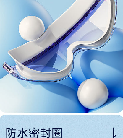 Factory wholesale large frame adult gradient plating swimming goggles waterproof anti-fog HD large field of view swimming goggles unisex