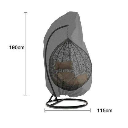 Hanging Egg chair cover eggshell dust cover garden outdoor swing protective cover hanging chair bird nest rattan chair hanging basket cover bird cover
