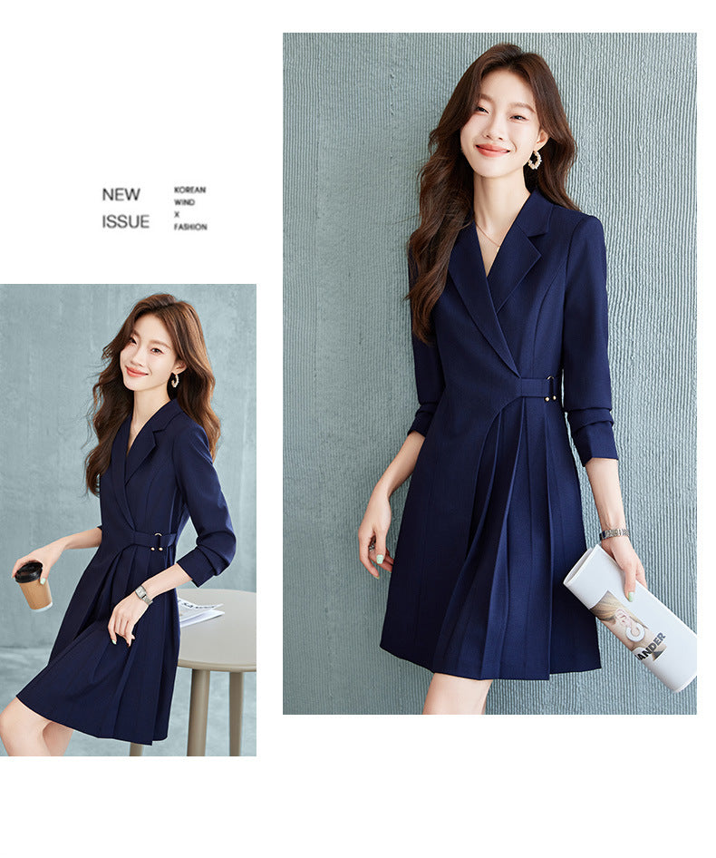 Gao Ding Light Luxury Suit dress Women's 2024 New Business Wear Business Commuter Gold Store Sales Department Work Clothes