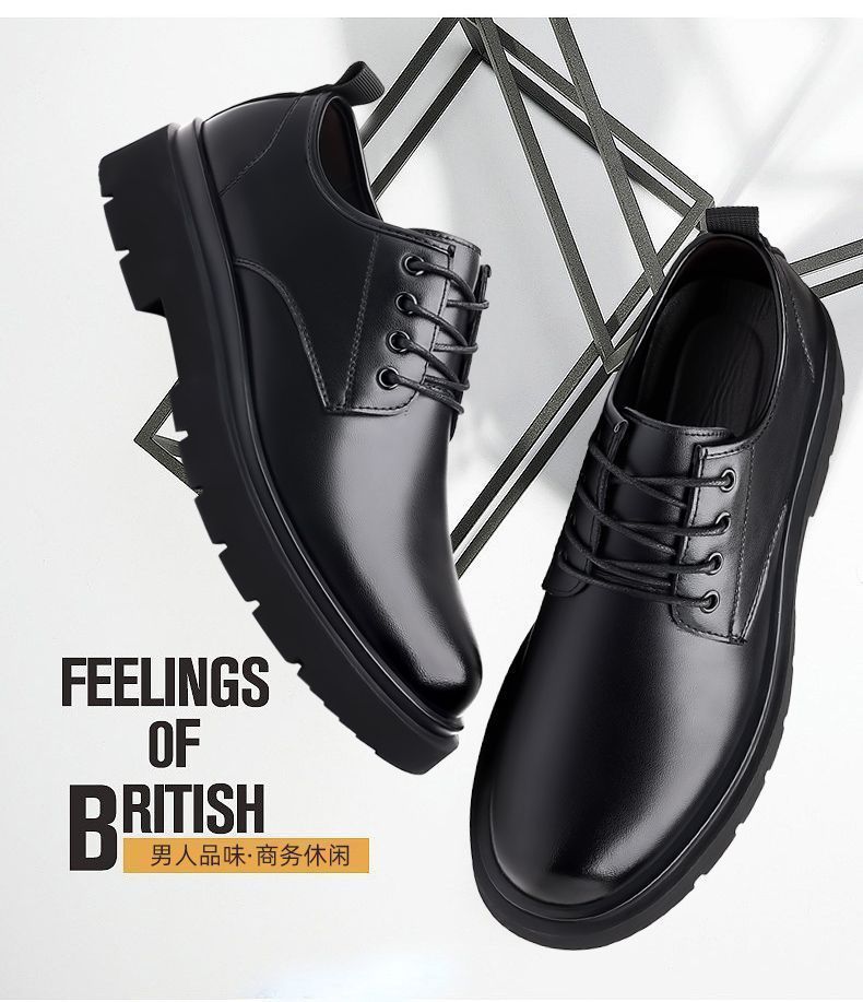 [100% full cowhide] special clearance processing leather shoes men's shoes genuine leather soft bottom non-slip business casual shoes