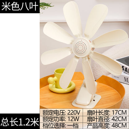 A generation of small fan student dormitory mute clip fan bedroom bedside small electric fan household bed clip type