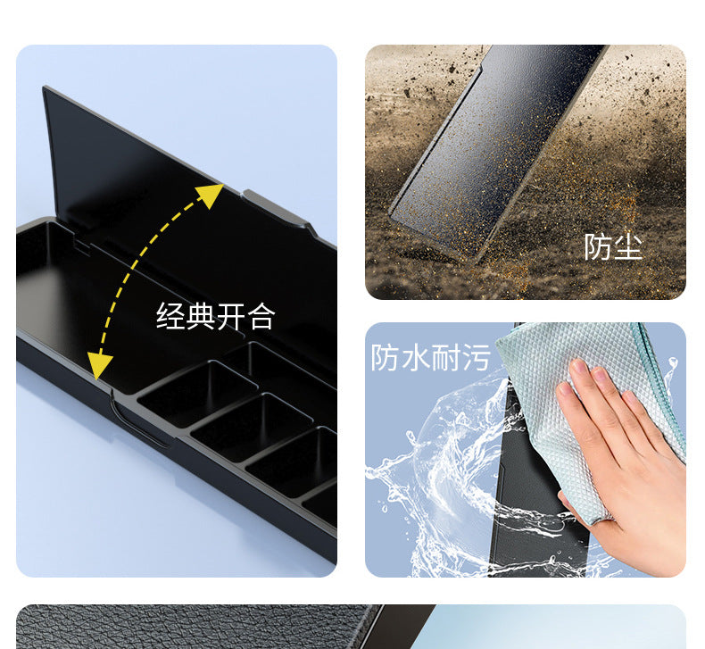 Mechanical Keyboard Hand-held Mouse Wrist Pad Desktop Palm-held Storage Box Female Office Typing Wrist Pad 87 Key Code Word