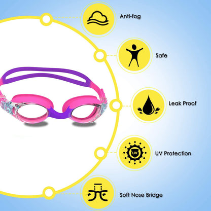 Children's swimming goggles HD waterproof anti-fog swimming glasses silicone swimming goggles cross-border Amazon explosions manufacturers wholesale