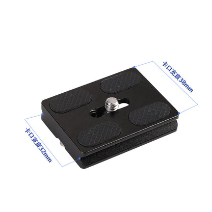 Wholesale Slr Quick Release Plate Camera Aluminum Alloy Pu60 Base Ptz Pu Base Plate Universal Quick Release Plate Quick Release Seat