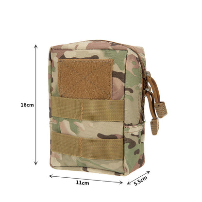 600D outdoor commuter bag molle accessory bag EDC tool coin purse camouflage sports mobile phone waist bag