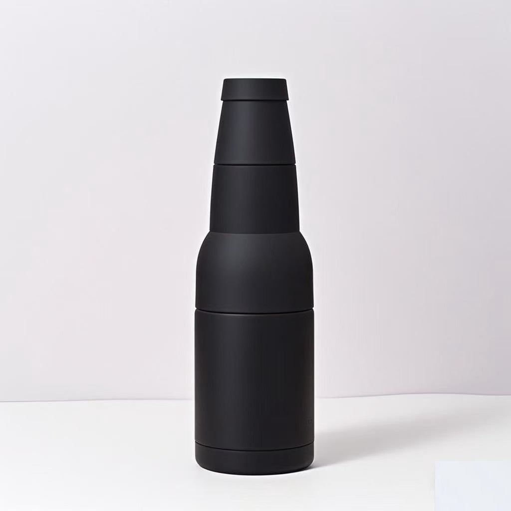 Cross-Border 12oz Double-Layer Vacuum Cold Storage Tank 304 Stainless Steel Beer Tank Outdoor Portable Car-Mounted Coke Tank Wholesale