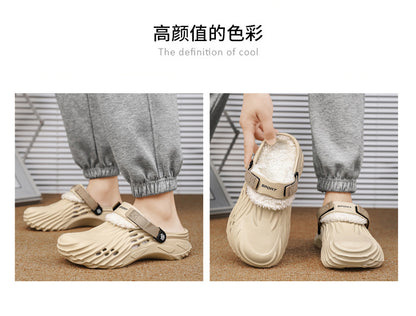 Cotton Slippers for Home, High-End Outer Wear, 2025 Winter New Cross-Border Cotton Shoes Manufacturer Wholesale Cotton Tow