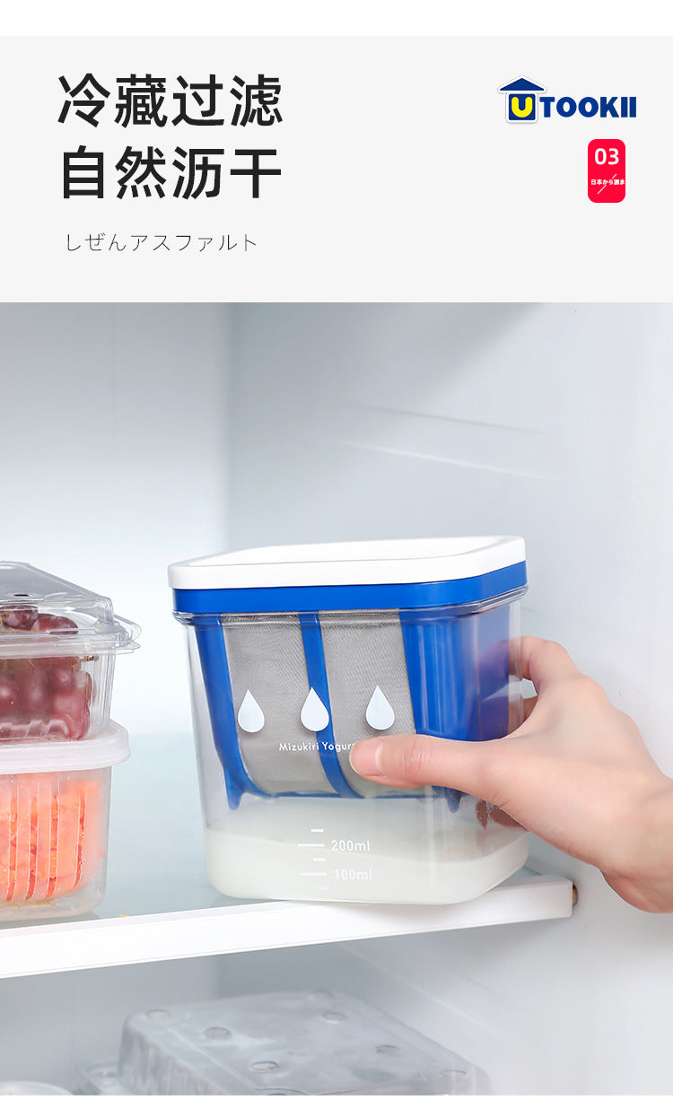Cross-border yogurt filter homemade Greek yogurt machine cold extraction whey separator cheese soy milk cleaning net artifact