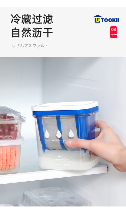 Cross-border yogurt filter homemade Greek yogurt machine cold extraction whey separator cheese soy milk cleaning net artifact