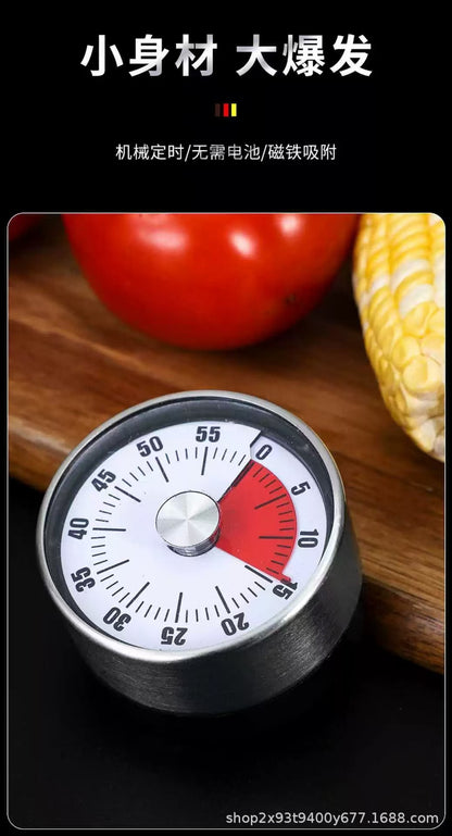 Visual Timer Kitchen Mechanical Timing Learning Children's Kitchen Reminder Magnetic Cooking Stopwatch Alarm Clock
