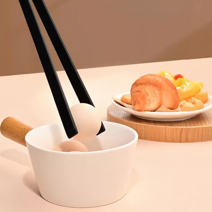 Silicone food clip steak V clip salad clip kitchen high temperature food barbecue bread food fish shovel clip