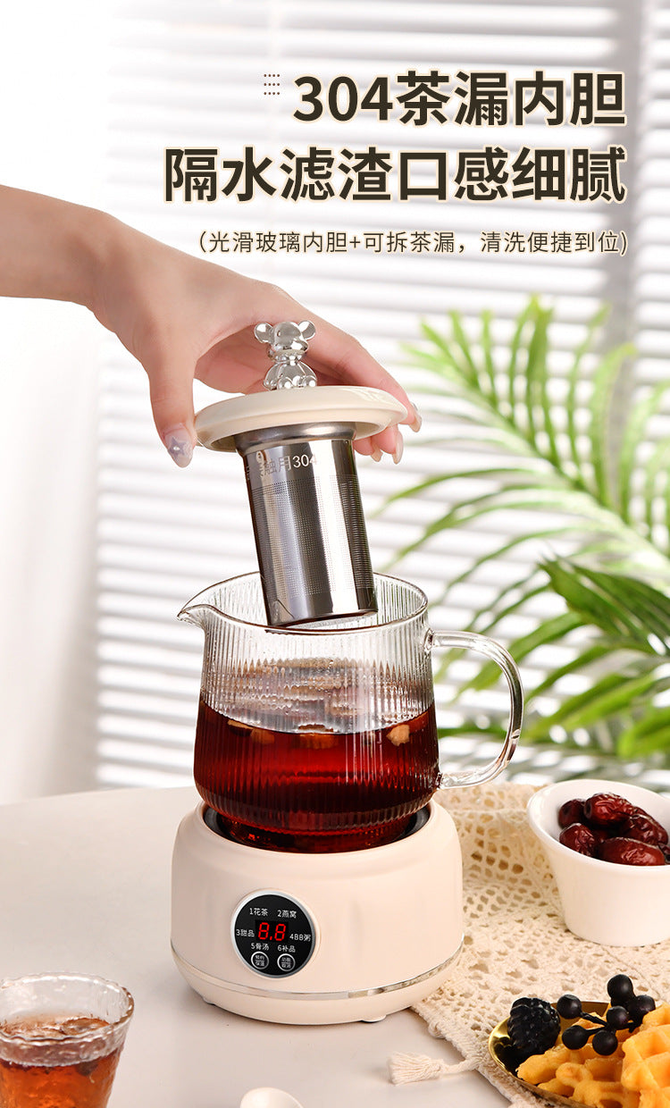 Multifunctional Health Cup Electric Stew Cup Small Mini Heating Water Cup Tea Boiling Pot Hot Milk Office Artifact
