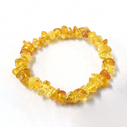 Amber Beeswax Bracelet Women's High-end Sense New Chinese Bracelet Wenchuang First Jewelry Natural Real Cross-border One-Piece Hair