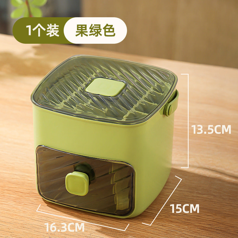 Ice Cube Mold Press Ice Cube Frozen Ice Cube Artifact with Lid Food Grade Homemade Ice Box Household Refrigerator Storage Box