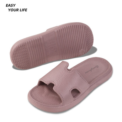 Ins Style Women's 2025 New Popular Slippers Home Internet Celebrity Ladies Sandals Home Indoor Non-Slip Slippers