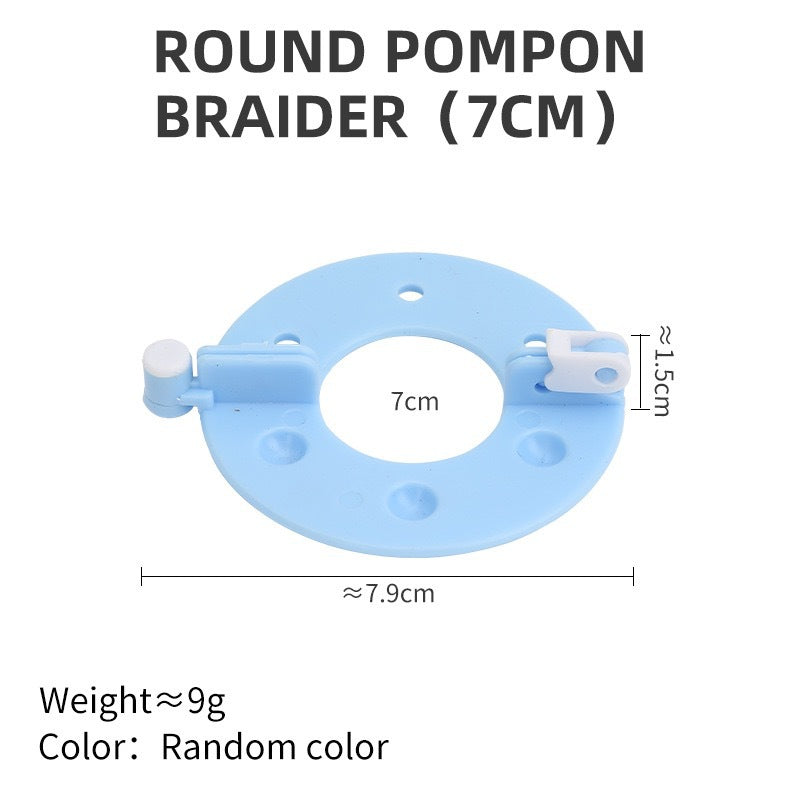 Ready-Made Wool Pom-Pom Maker Handmade Wool Ball Tool Accessories Household Color Knitting Machine