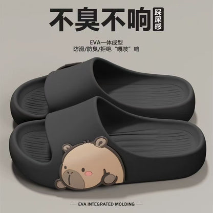 Eva Slippers for Women, Non-Slip, Anti-Odor, Summer Home Slippers, Men's Home Indoor Bathroom Bathing Slippers