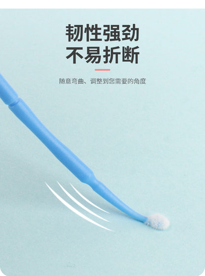 Wholesale Eyelash Extension Cotton Swabs, Disposable Small-Headed Eyelash Cleaning Cotton Sticks, Makeup Removal, Beauty Eyelash Micro Brushes
