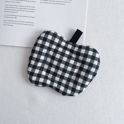 Meizuo Elements Korean-Style Ins-Style Apple Quilted Coasters Fabric Tea Coasters Cute Anti-Scalding Mats Factory Direct Sale