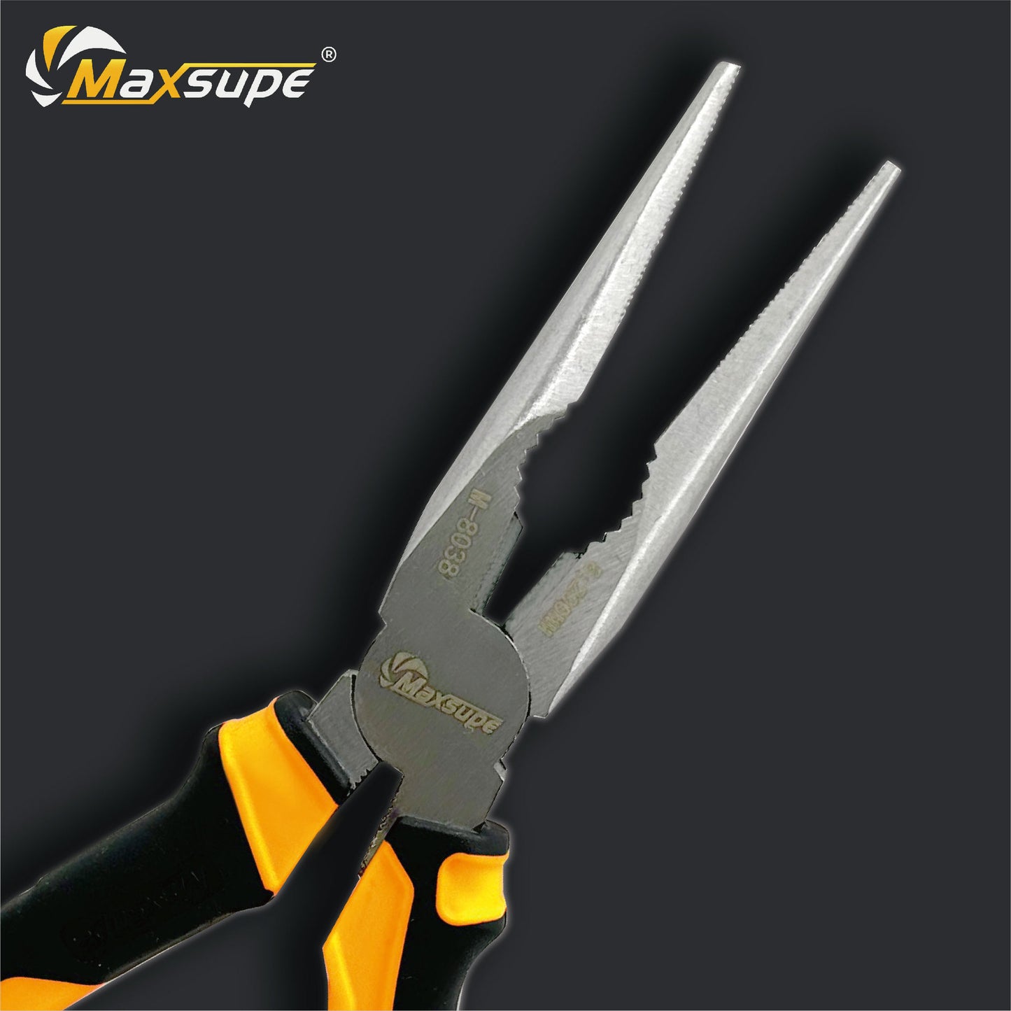 MaXSUPe industrial grade non-slip toothed pointed-nose pliers diagonal pliers diagonal pliers diagonal pliers 6 inch 8 inch wire pliers tool